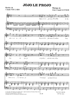Jojo Le Projo von Claude Nougaro (Download) 