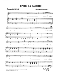 Apres La Bastille von Mort Shuman (Download) 
