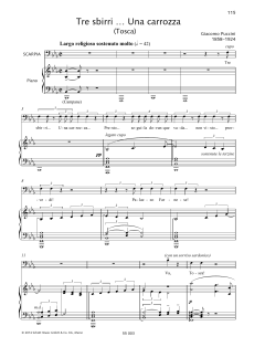 Tre sbirri ... Una carrozz von Giacomo Puccini (Download) 