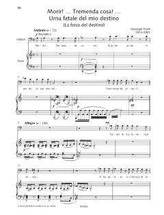 Morir! ... Tremende cosa! ... Urna fatale del mio destino von Giuseppe Verdi (Download) 