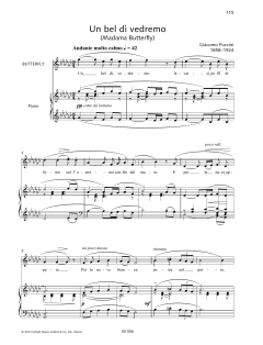 Un Bel Di Vedremo von Giacomo Puccini (Download) 