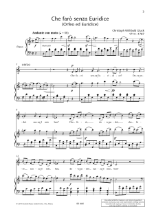 Che farò senza Euridice von Christoph Willibald Gluck (Download) 