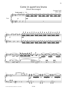 Come in quest'ora bruna von Giuseppe Verdi (Download) 