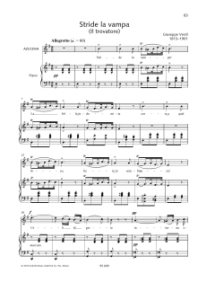 Stride la vampa von Giuseppe Verdi (Download) 