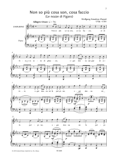 Non so più cosa son, cosa faccio von Wolfgang Amadeus Mozart (Download) 