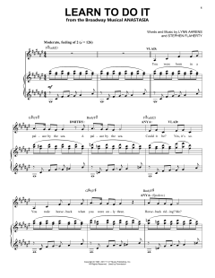Learn To Do It von Lynn Ahrens (Download) 