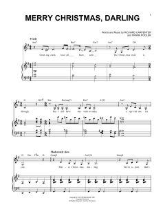 Merry Christmas, Darling von Frank Pooler (Download) 