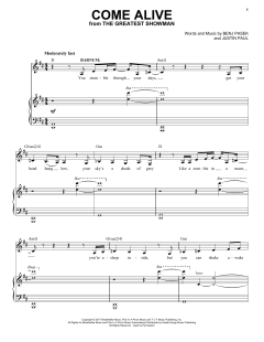 Come Alive von Benj Pasek (Download) 