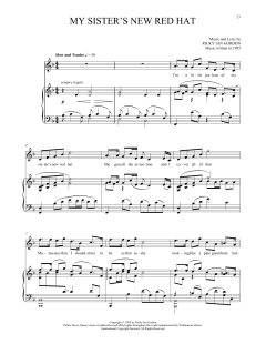My Sister's New Red Hat von Ricky Ian Gordon (Download) 