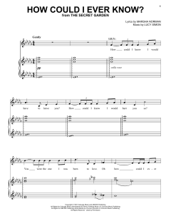 How Could I Ever Know? von Marsha Norman (Download) 
