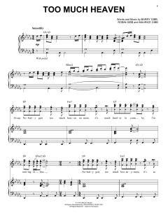 Too Much Heaven von Bee Gees (Download) 