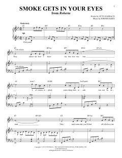 Smoke Gets In Your Eyes von The Platters (Download) 