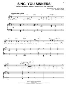 Sing, You Sinners von Tony Bennett (Download) 