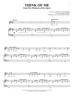 Think Of Me von Andrew Lloyd Webber (Download) 
