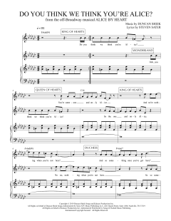 Do You Think We Think You're Alice? von Duncan Sheik (Download) 