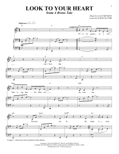 Look To Your Heart von Alan Menken (Download) 