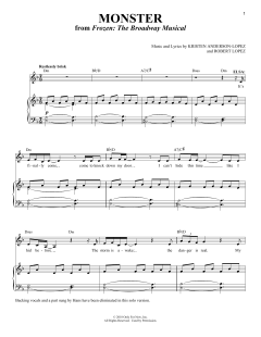 Monster [Solo version] von Robert Lopez (Download) 