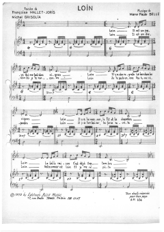 Loin von Francoise Mallet-Joris (Download) 