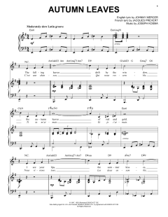 Autumn Leaves [Jazz version] von Joseph Kosma (Download) 