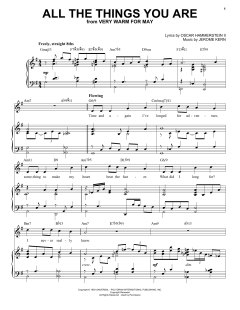 All The Things You Are [Jazz version] von Jerome Kern (Download) 
