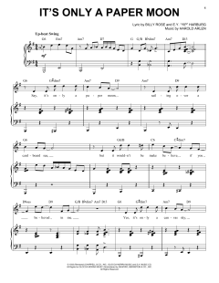 It's Only A Paper Moon [Jazz version] von Billy Rose (Download) 