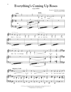Everything's Coming Up Roses von Stephen Sondheim (Download) 