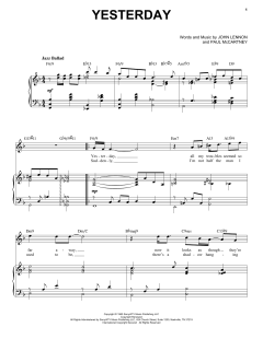 Yesterday [Jazz version] von The Beatles (Download) 