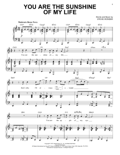 You Are The Sunshine Of My Life [Jazz version] von Stevie Wonder (Download) 