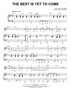 The Best Is Yet To Come [Jazz version] von Cy Coleman (Download) 
