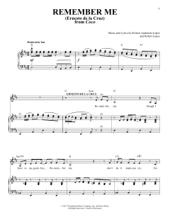 Remember Me (Ernesto de la Cruz) von Robert Lopez (Download) 