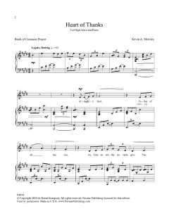 Heart Of Thanks von Kevin A. Memley (Download) 