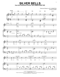 Silver Bells [Jazz Version] von Ray Evans (Download) 