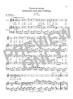 36 Songs Vol. 2: Sehnsucht nach dem Frühling von Wolfgang Amadeus Mozart (Download) 