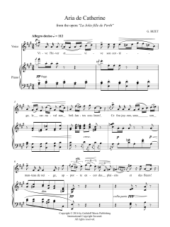 7 Songs: Aria de Catherine from the opera La Jolie fille de Perth von Georges Bizet (Download) 