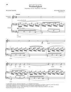 Waldseligkeit (Low Voice) von Richard Dehmel (Download) 