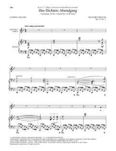 Des Dichters Abendgang von Richard Strauss (Download) 