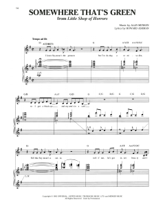 Somewhere That's Green von Alan Menken (Download) 