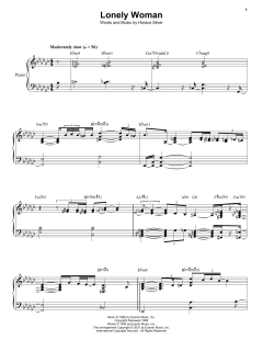 Lonely Woman von Oscar Peterson (Download) 