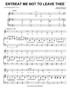 Entreat Me Not To Leave Thee (Download) 