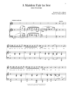 A Maiden Fair To See von William Schwenck Gilbert (Download) 