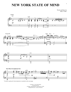 New York State Of Mind von Billy Joel (Download) 