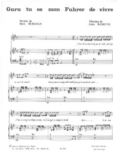 Guru Tu Es Mon Fuhrer De Vivre von Alain Bashung (Download) 