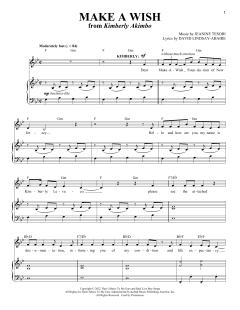 Make A Wish von Jeanine Tesori (Download) 