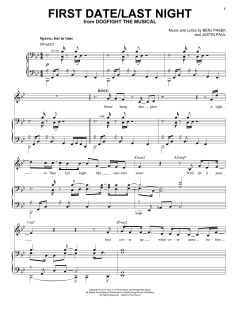 First Date/Last Night von Benj Pasek (Download) 