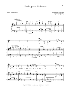 Per La Gloria D'adorarvi von Paolo Antonio Rolli (Download) 