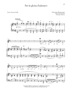 Per La Gloria D'adorarvi von Paolo Antonio Rolli (Download) 