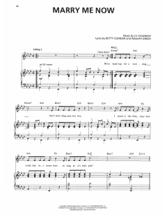 Marry Me Now von Cy Coleman (Download) 