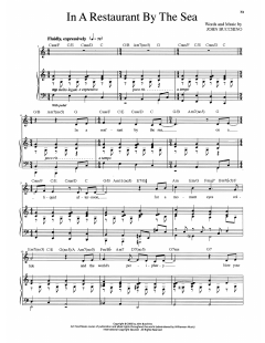 In A Restaurant By The Sea von John Bucchino (Download) 