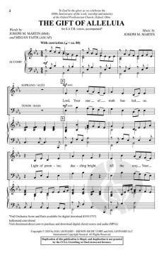 The Gift Of Alleluia von Joseph M. Martin (Download) 