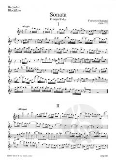 Sonata Nr. 5 F-Dur von Francesco Barsanti 